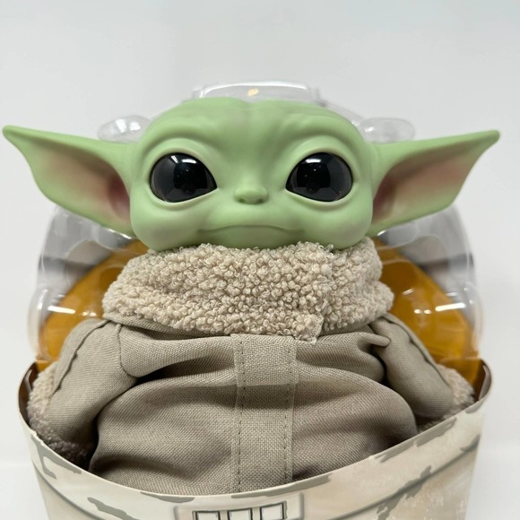 Mattel Disney Star Wars The Child Mandalorian Grogu Baby Yoda 11" Plush Doll - Picture 4 of 15